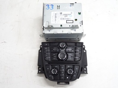 Opel astra j радио радиопроигрыватель фото №1