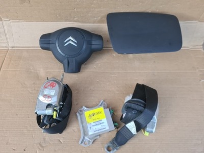 komplet airbag poduszki powietrzene citroen c1 pasy pasazer air bag 5drzwi