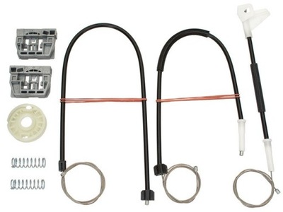 Vw caddy iii 2003- механізм скло перед правий фото №1