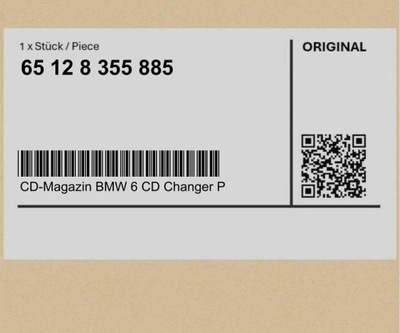 Магазин cd bmw 6 cd changer p bmw --- no desc --- фото №1