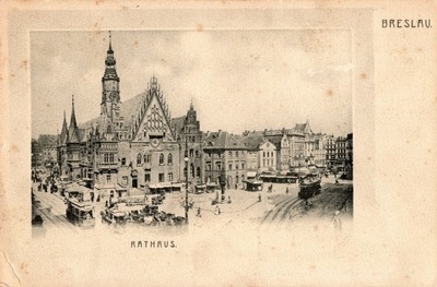 Wrocław Breslau .Ratusz