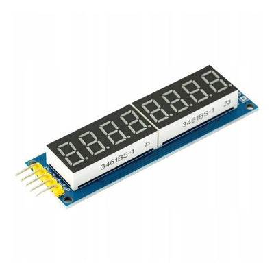Wyświetlacz 8 Cyfrowy LED 74HC595 Arduino
