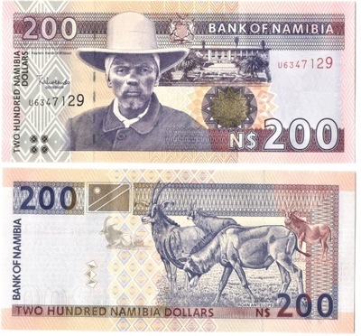 Namibia 200 Dolarów 1996 P-10 UNC