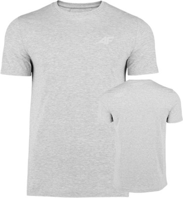Koszulka męska t-shirt 4F bawełniana szara M