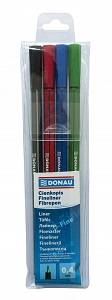 Cienkopis D-Fine 4 kolory Donau