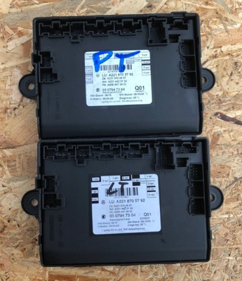 Модуль дверь задняя 2218705792 mercedes w221 фото №1