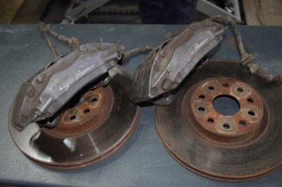 Alfa romeo 166 суппорты тормозные диски brembo набор swap фото №1