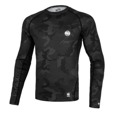 PIT BULL RASHGUARD LONGSLEEVE NET CAMO II r. M