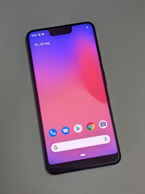 GOOGLE PIXEL 3 XL 64 GB czarny mała wada