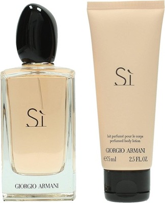 Giorgio Armani Si balsam do ciała 75ml + EDP 100ml