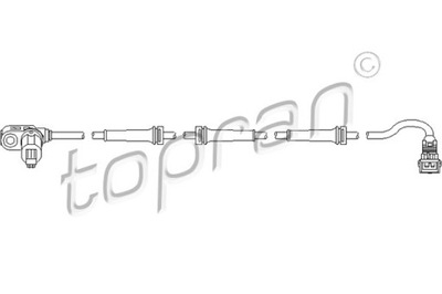 SENSOR ABS CITROEN XSARA 97-05 PARTE DELANTERA  