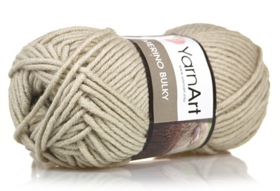 WŁÓCZKA YARNART MERINO BULKY NR 033 Beż