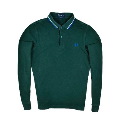 FRED PERRY Koszulka Longsleeve Polo Logowany r. S