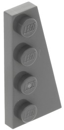 LEGO SKOS SKRZYDŁO C. SZARY DBG 4x2 41769