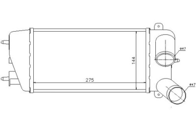 Nissens інтеркулер citroen c2 1.4 hdi jm_ фото №1