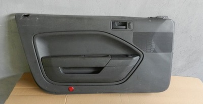 Mustang 2005+ обшивка обивка дверь чёрный кожа фото №1