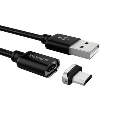 BOROFONE KABEL MAGNETYCZNY MICRO USB 3A JKAOŚĆ