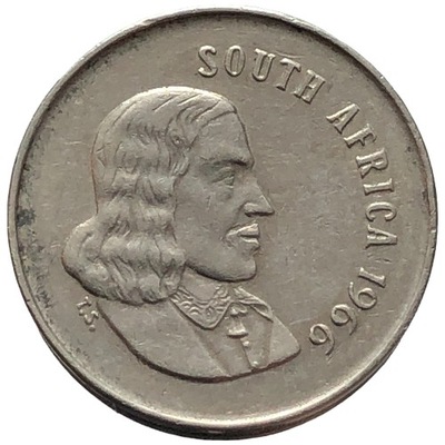 86512. Afryka Południowa - 5 centów - 1966r.