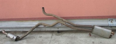 Гасник вихлоп труба range rover sport l320 3.6 tdv8 фото №1