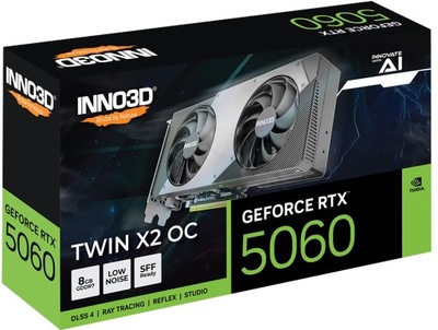 INNO3D GeForce RTX 5060 Twin X2 OC 8GB GDDR7 DLSS4