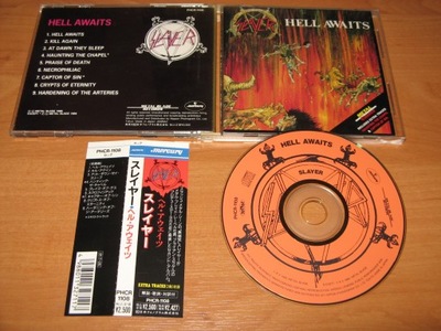 SLAYER - Hell Awaits - I wyd JAPAN RARE