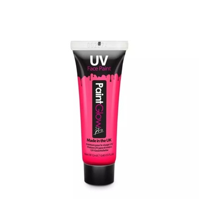 Farba UV do twarzy ciała 12ml Pink PaintGlow