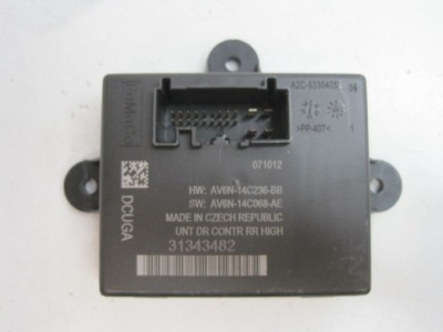 Модуль блок управления дверь volvo v60 s60 xc60 31343482 фото №1