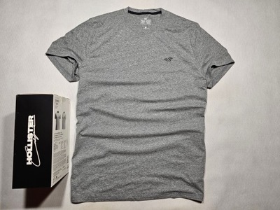 HOLLISTER t-shirt szary crewneck must have L