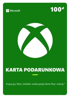 Doładowanie Microsoft Xbox 100 zł