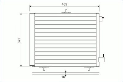 Радіатор кондиціонер peugeot 207 06- 1007 05- 814095 фото №1