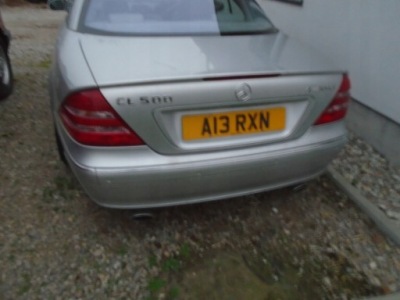 Mercedes w215 задняя крышка багажника бампер лампа балка 5.0 фото №1