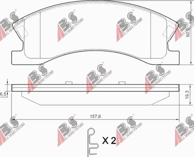 ZAPATAS HAM.JEEP GRAND CHEROKEE II 98- 4.0 PARTE DELANTERA  