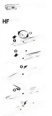 Щетка дворники hf500l trico bmw x5 x6 f15 f85 фото №1