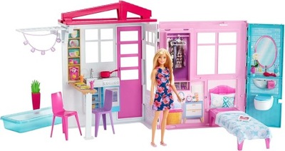 Barbie Przenośny domek dla lalek GWY84