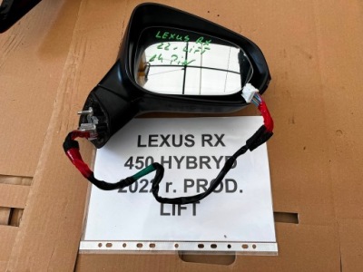Lexus rx iv 4 450h 20r lift зеркало правое 14 pin anglik фото №1