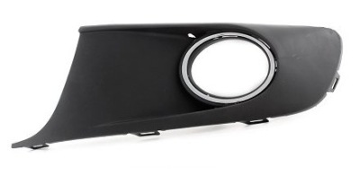 Рамка противотуманной фары решётка решётка радиатора vw caddy iii 10- левая фото №1