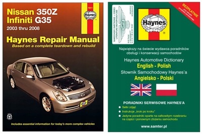 NISSAN 350Z & INFINITI G35 (2003-2008) MANUAL REPARACIÓN HAYNES +GRATIS 24H  