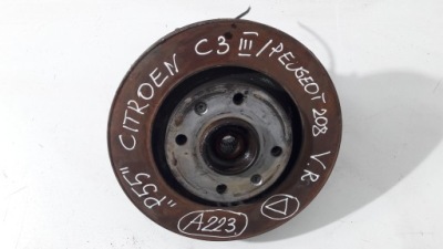 Citroen c3 iii peugeot 208 поворотный кулак правый перед ступица p55 фото №1