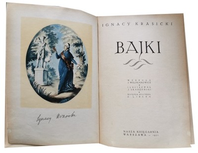 KRASICKI - BAJKI ilustr. Skarżyński 1951r.