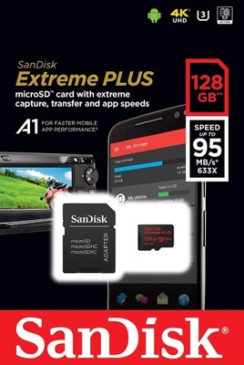 SanDisk Extreme Plus microSDXC 128GB 95MB/s