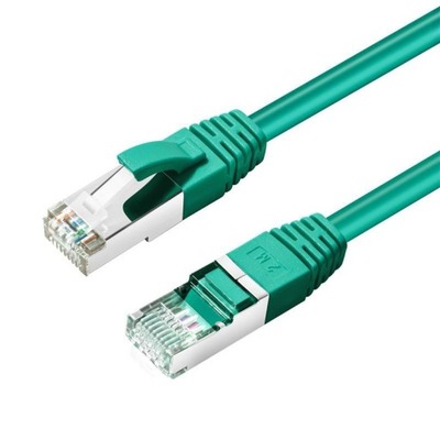 MicroConnect CAT6A S/FTP 3m Zielony LSZH