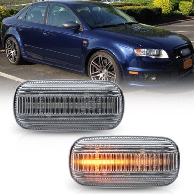 DYNAMIC DIODO LUMINOSO LED LUCES DIRECCIONALES AUDI A3 S3 8P 2003-2008 A4 S4 RS4 B6 B7 00-2005  