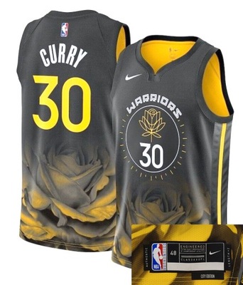 Koszulka NBA AUTHENTIC Nike Warriors Curry #30 L City Edition DQ0194010