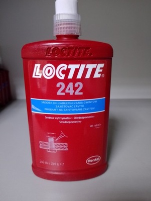 LOCTITE 242 do zabezpieczeń gwintowych 250ml