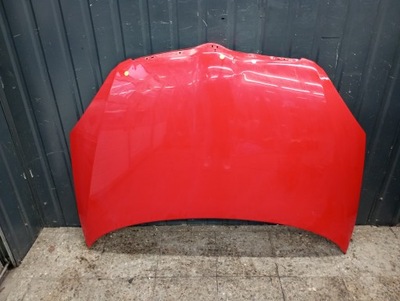 Капот skoda fabia ii 2 czerwona фото №1