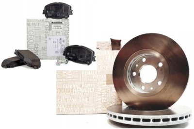 Тормозные диски тормозные колодки перед renault arkana оригинал фото №1