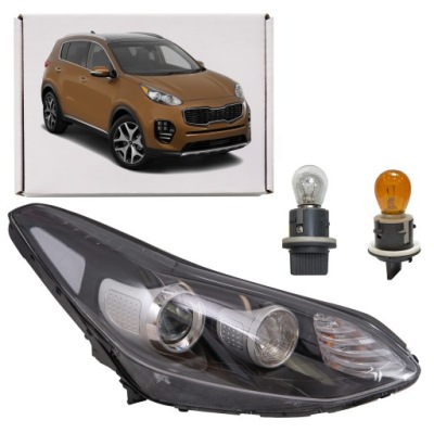 Kia sportage iv ql 2016-2018 przed lift лампа передняя правая 92102f1000 фото №1