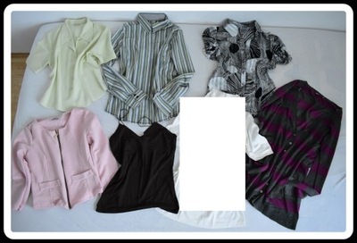 zestaw ubrań damskich 40 L koszule bluzki