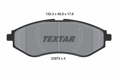 TEXTAR 2397401 ZAPATAS DE FRENADO  