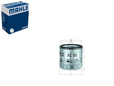 FILTRO COMBUSTIBLES MAHLE  